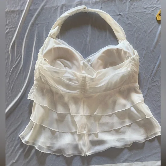 David’s Bridal • Halter Top • Tiered • Size 18 • Separates - Picture 2 of 6